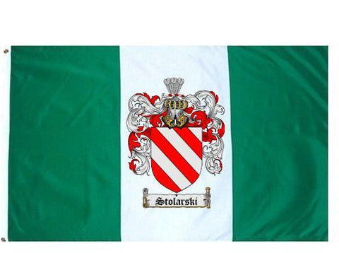 Stolarski family crest coat of arms flag