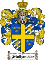 Stolhandske coat of arms family crest download