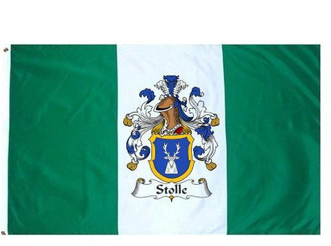 Stolle family crest coat of arms flag