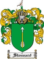 Stonnard coat of arms family crest download
