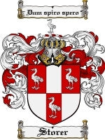 Storer coat of arms family crest download