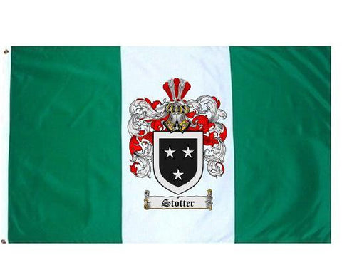 Stotter family crest coat of arms flag