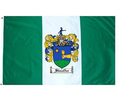 Stouffer family crest coat of arms flag