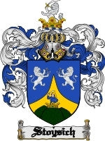 Stoysich coat of arms family crest download