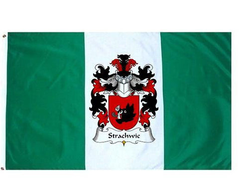 Strachwic family crest coat of arms flag