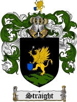 Straight coat of arms family crest download