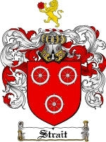 Strait coat of arms family crest download