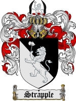 Strapple coat of arms family crest download