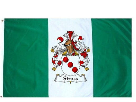 Strass family crest coat of arms flag