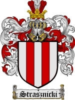 Strasznicki coat of arms family crest download