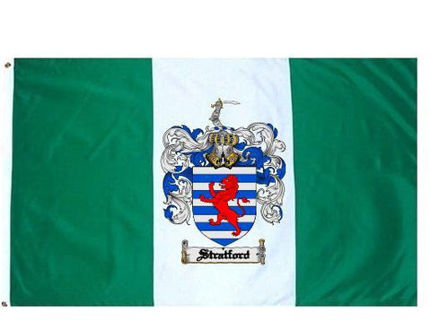Stratford family crest coat of arms flag