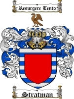 Stratman coat of arms family crest download