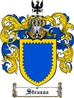 Strazza coat of arms family crest download