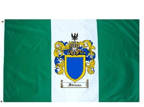 Strazza family crest coat of arms flag