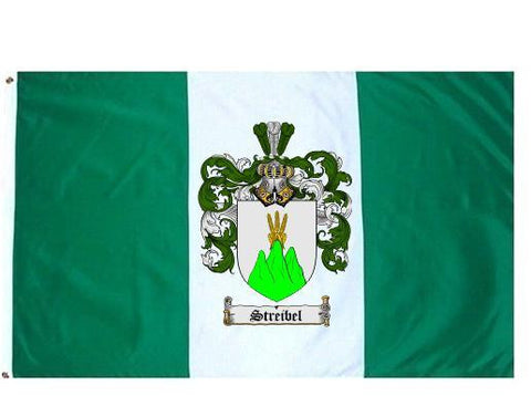 Streibel family crest coat of arms flag
