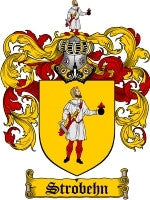 Strobehn coat of arms family crest download