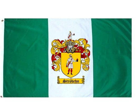 Strobehn family crest coat of arms flag