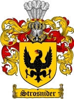 Strosnider coat of arms family crest download