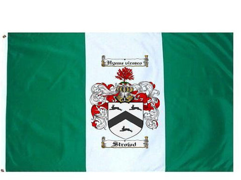 Strowd family crest coat of arms flag