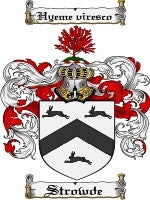Strowde coat of arms family crest download