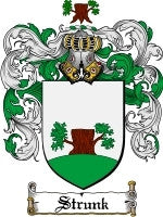 Strunk coat of arms family crest download