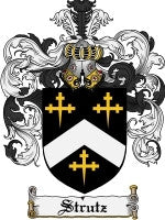 Strutz coat of arms family crest download