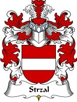 Strzal coat of arms family crest download