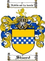 Stuard coat of arms family crest download