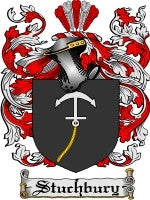 Stuchbury coat of arms family crest download