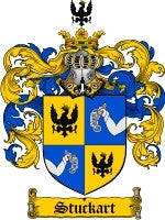 Stuckart coat of arms family crest download