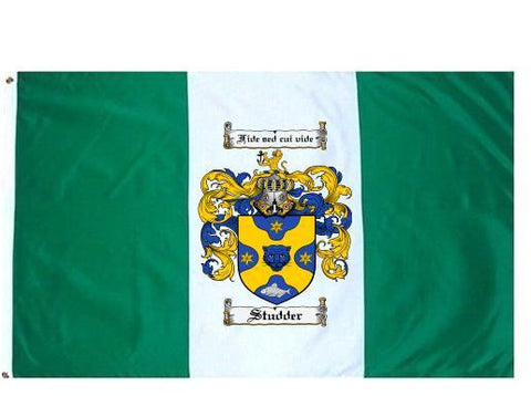 Studder family crest coat of arms flag