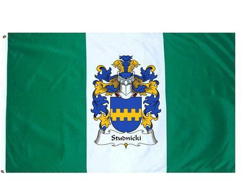 Studnicki family crest coat of arms flag
