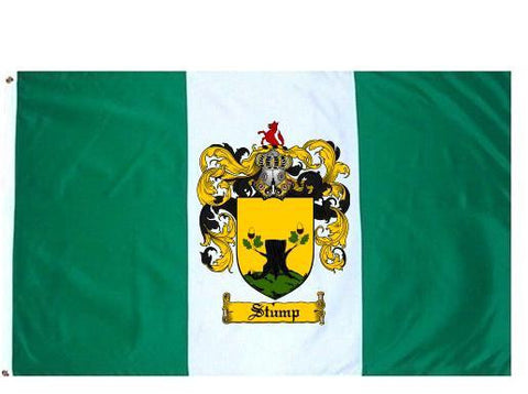 Stump family crest coat of arms flag