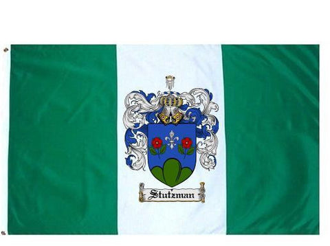 Stutzman family crest coat of arms flag