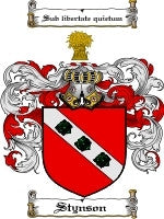 Stynson coat of arms family crest download