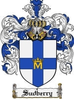 Sudberry coat of arms family crest download
