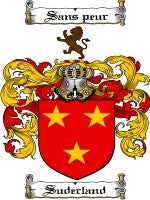 Suderland coat of arms family crest download