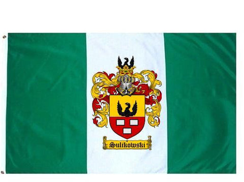 Sulikowski family crest coat of arms flag