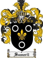 Sumeril coat of arms family crest download