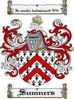 Sumners coat of arms family crest download