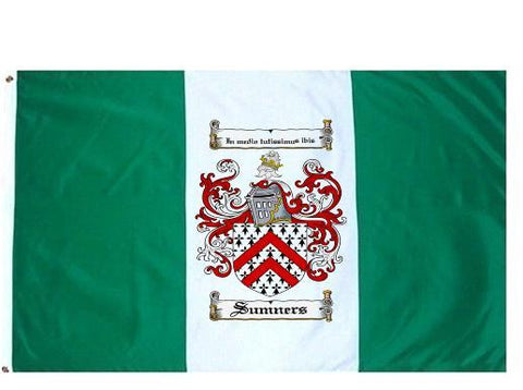 Sumners family crest coat of arms flag