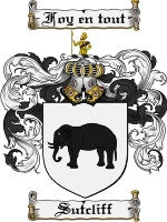 Sutcliff coat of arms family crest download