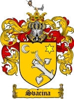 Svacina coat of arms family crest download