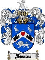 Swaine coat of arms family crest download