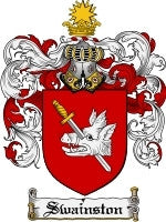 Swainston coat of arms family crest download