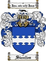 Swalles coat of arms family crest download