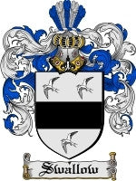 Swallow coat of arms family crest download