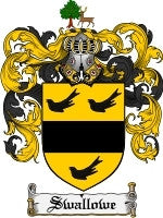 Swallowe coat of arms family crest download