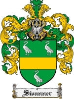 Swanner coat of arms family crest download
