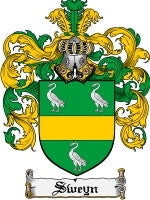 Sweyn coat of arms family crest download